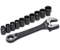 Sukimo galvučių komplektas Sata ST09000; 10-19 mm; 11 vnt.