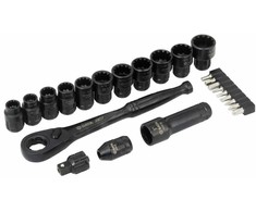 SATA Rinkinys 24 KLUCZY NASADOWYCH PRZELOTOWYCH X6