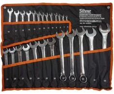 Silver Tools Sidabrinis Tools Kombinuotų raktų rinkinys 25 dalių - 6-36mm.