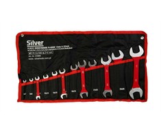 SILVER KLUCZE plokščias DWUSTRONNE 12szt. /Sidabrinis 6-32mm