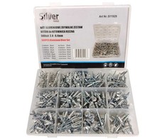 Sidabrinis NITY ZRYWALNE 2,4 - 6,4mm 500szt