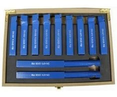 Silver Tools NOŻE TOKARSKIE 20x20mm W WALIZCE 11szt. /Sidabrinis
