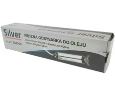 SILVER Sidabrinis Tools Švirkštas alyvai ir įvairiems skysčiams Sidabrinis, 400ml
