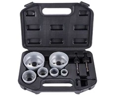SILVER TUNGSTEN KIUGĖS PJŪKLAI 9 vnt. LAGAMINE /Sidabrinis