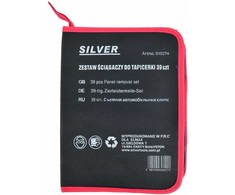 SILVER Sidabrinis Rinkinys ŚCIĄGACZY DO TAPICERKI 39cz/SILVE R...