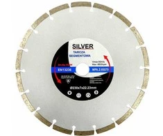 Grąžtas SILVER SIDABARINIS DEIMANTIS 350 x 10 x 25,4 / 22,2 mm SEGMENTAS