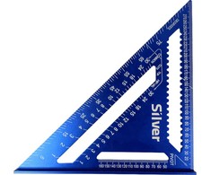 SILVER Sidabrinis Sidabrinis ALIUMININIS STALIAUS KAMPAS MATUOKLIS 12″ METRINIS