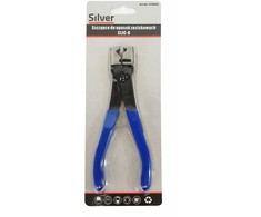 Silver Sidabrinis Sidabrinės „Click R“ kaklaraiščio replės (10625)