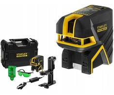 Stanley Brother ST.FATMAX CROSS LASER +5 POINT Žalias Li-ION 30m