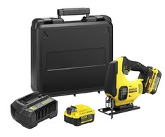 Akumuliatorinis siaurapjūklis Stanley SFMCS600M2K-QW; 18 V; 2x4,0 Ah akum.