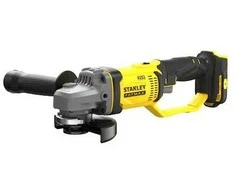 Akumuliatorinis kampinis šlifuoklis Stanley SFMCG300B-XJ; 18 V; 115 mm (be akumuliatoriaus ir pakrovėjo)