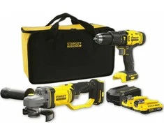 Įrankių rinkinys Stanley SFMCK471D2S-QW (SFMCD700 + SFMCG400); 18 V; 2x2,0 Ah akum.