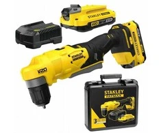 Kampinis gręžtuvas Stanley SFMCD750D2K-QW; 18 V; 2x2,0 Ah akum.
