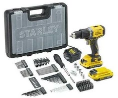 Smūginis suktuvas-gręžtuvas Stanley SFMCD715D2A-QW; 18 V; 2x2,0 Ah akum. + priedai