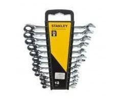 Terkšlinių veržliarakčių rinkinys Stanley STMT82847-0; 8-19 mm; 12 vnt.