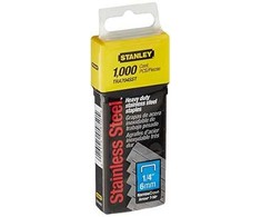 STANLEY KABĖS G 6mm 1000 PATVARIOS, NERŪDIJANTIS PLIENAS