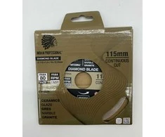 DEIMANTINIS DISKAS 115mm x 1,6mm x 22,2mm CONTINUOUS CUT /INDIAN PROFESSIONAL