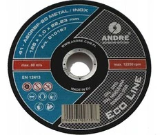 ANDRE PJOVIMO DISKAS METALUI 125 x 1,0mm METAL/INOX ECO LINE