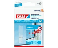 Tesa Plastry Tvirtinimo pleistrai, 8 vnt., iki 1kg, skaidrūs (77733-00007-00)