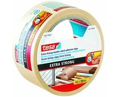 TESA DVIPUSĖ JUOSTA 25m x 50mm KILIMINEI DANGAI EXTRA STRONG