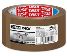 TESA PAKAVIMO JUOSTA STANDARD 66m x 48mm RUDA