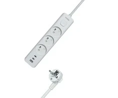Tiross MORRE MAITINIMO JUOSTA 3G USB, 2xUSB-C, 1,5m