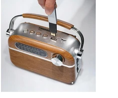 TIROSS Radijas PORTABLE Įkraunamas USB / Bluetooth