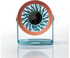 TIROSS Ventiliatorius BIURKOWY Z WYŚWIETLACZEM LED