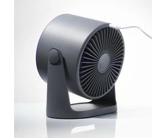 Ronic Zyle TIROSS Ventiliatorius, maitinamas baterijomis ir su LED ekranu