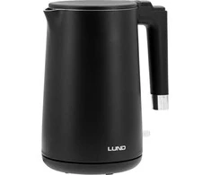 Virdulys Toya Sa Poland ELECTRIC KETTLE 1.5L Juodas, COOL TOUCH (68206)