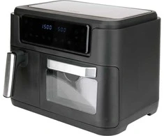 Toya Sa Poland Karšto oro gruzdintuvė dviguba | be aliejaus, juoda | 2400 W, 3.5 L + 7.5 L (67564)