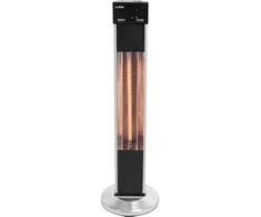 Toya Infraraudonųjų spindulių šildytuvas su nuotoliniu, 2000W, vidaus/lauko, anglies pluošto, terasai