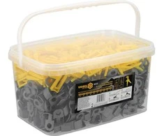 Toya Plytelių lyginimo sistema 1.5mm, su spaustukais ir pleištais, keramikai, lyginimo rinkinys
