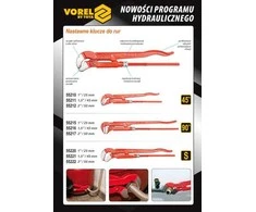 VOREL vamzdžių raktas NASTAWNY / ŻABA 1,5" (45`) 55150