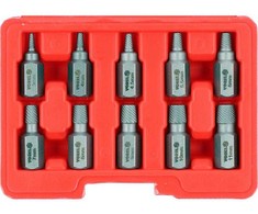Vorel Toya Sa Poland Sraigtiniai ištraukikliai | sugadintiems Hex/Torx/Spline | 3–11 mm | 10 vnt. (24007)