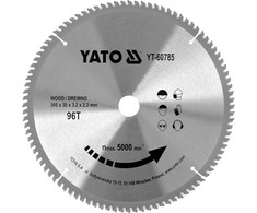 Pjovimo diskas medienai Yato YT-60785; 305x30 mm; Z96