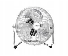 VOLTENO ventiliatorius-GRINDŲ APVALIS CHROME 80W / 40 cm