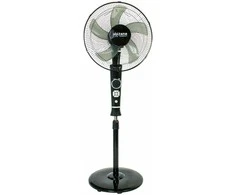 VOLTENO GRINDINIS VENTILIATORIUS Juodas + NUOTOLINIO VALDYMO PULTAS + EKRANAS 40cm