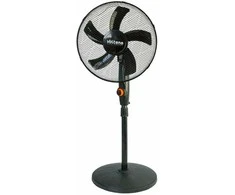 VOLTENO GRINDINIS VENTILIATORIUS Juodas 40cm APVALUS PAGRINDAS