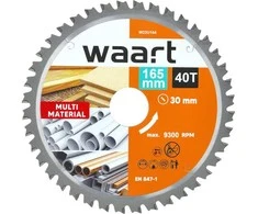 WAART PIŁA TARCZOWA WIDIOWA 165 x 30 x 40Z MULTIMATERIAL