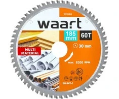 WAART PIŁA TARCZOWA WIDIOWA 185 x 30 x 60Z MULTIMATERIAL
