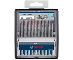 BOSCH PJŪKLELIS T RINKINYS PRO METAL AND ALU 92mm 10vnt.