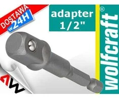 WOLFCRAFT ADAPTER DO KLUCZY NASADOWYCH UCHWYT 1/2" 72mm