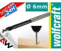 WOLFCRAFT grąžtai - FREZ HSS 90 x 6mm