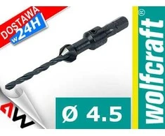 Grąžtas WOLFCRAFT NAWIERTAK 4,5mm Z POGŁĘBIACZEM 12mm