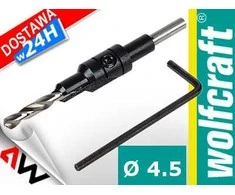 Grąžtas WOLFCRAFT NAWIERTAK Z FAZOWNIKIEM 7mm POD KONFIRMATY
