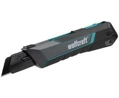 25 mm PRO SAFETY nulaužiamu ašmenimis peilis, wolfcraft