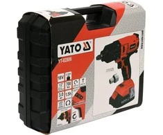 YATO Akumuliatorinis bešepetėlinis smūginis veržliasūkis YT-82806, Li-ion, 18V, 1x3.0 Ah, 700Nm, 1/2"