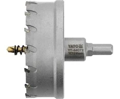 Grąžtas Yato Metalinė skylės pjūklas 90 mm, TCT pjoviklis plienui, nerūdijančiam plienui ir plastikams