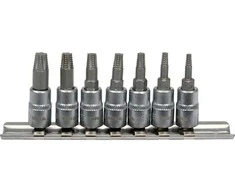 Yato YATO KLUCZE SPIRALNE DO OBROBIONYCH ŚRUB 1/4" kpl. 7el.